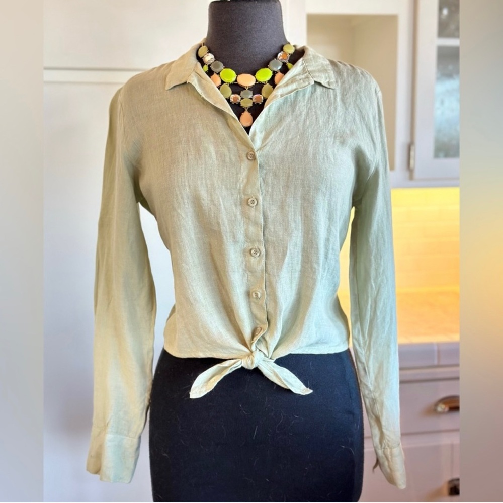 Cloth & Stone Button Up Tie front